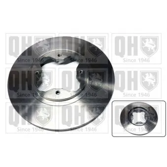 Jeu de 2 disques de frein avant QUINTON HAZELL BDC4597