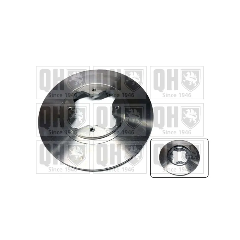 Jeu de 2 disques de frein avant QUINTON HAZELL BDC4597