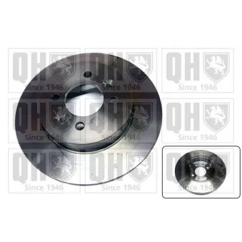 Jeu de 2 disques de frein arrière QUINTON HAZELL BDC4599