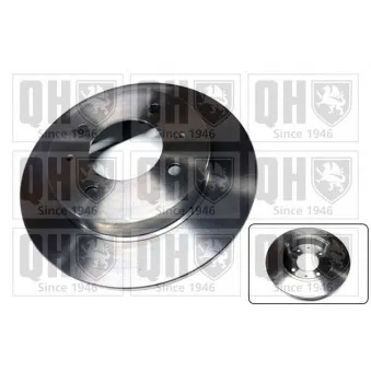 Jeu de 2 disques de frein arrière QUINTON HAZELL BDC4614