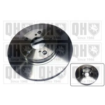 Jeu de 2 disques de frein arrière QUINTON HAZELL BDC4615