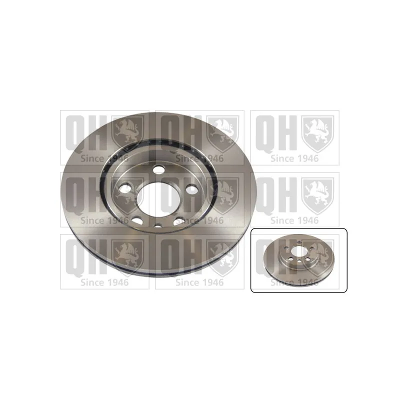 Jeu de 2 disques de frein avant QUINTON HAZELL BDC4620