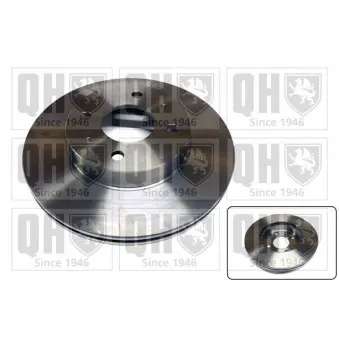 Jeu de 2 disques de frein avant QUINTON HAZELL BDC4622