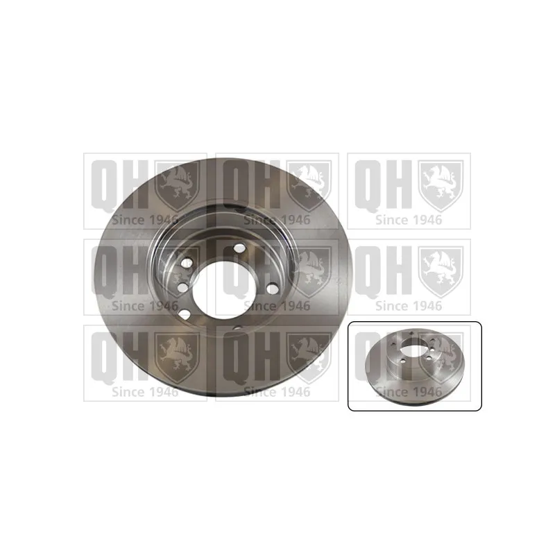 Jeu de 2 disques de frein avant QUINTON HAZELL BDC4623