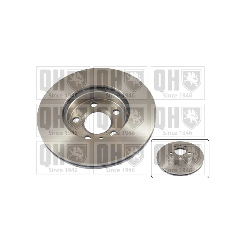 Jeu de 2 disques de frein avant QUINTON HAZELL BDC4628