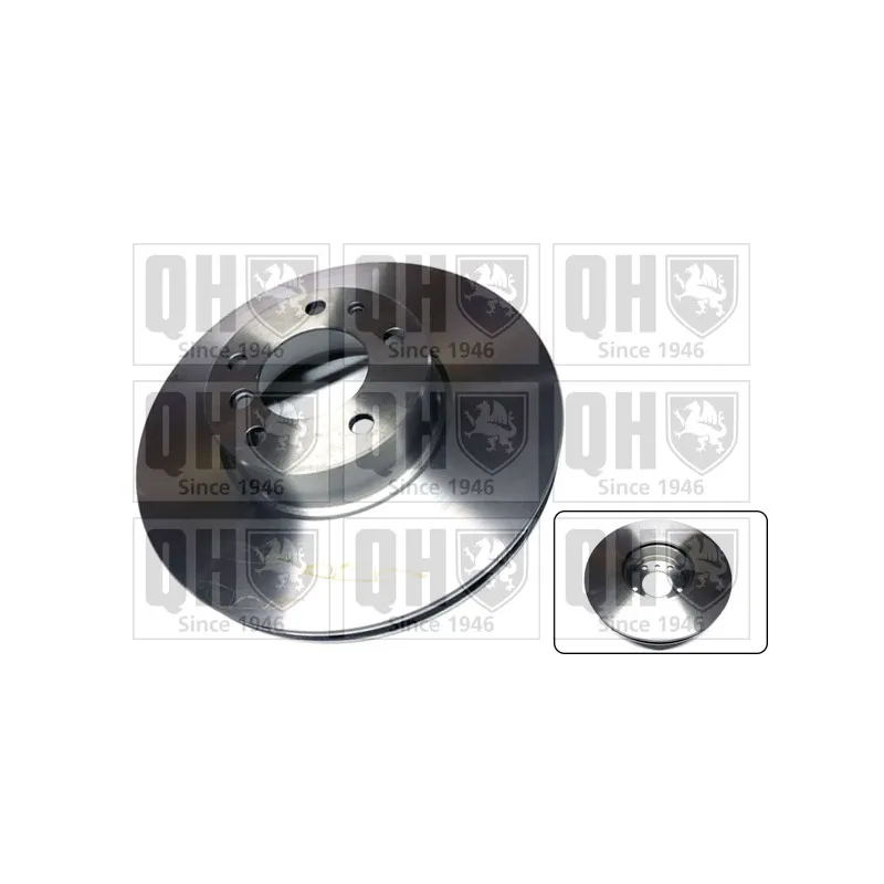 Jeu de 2 disques de frein avant QUINTON HAZELL BDC4636
