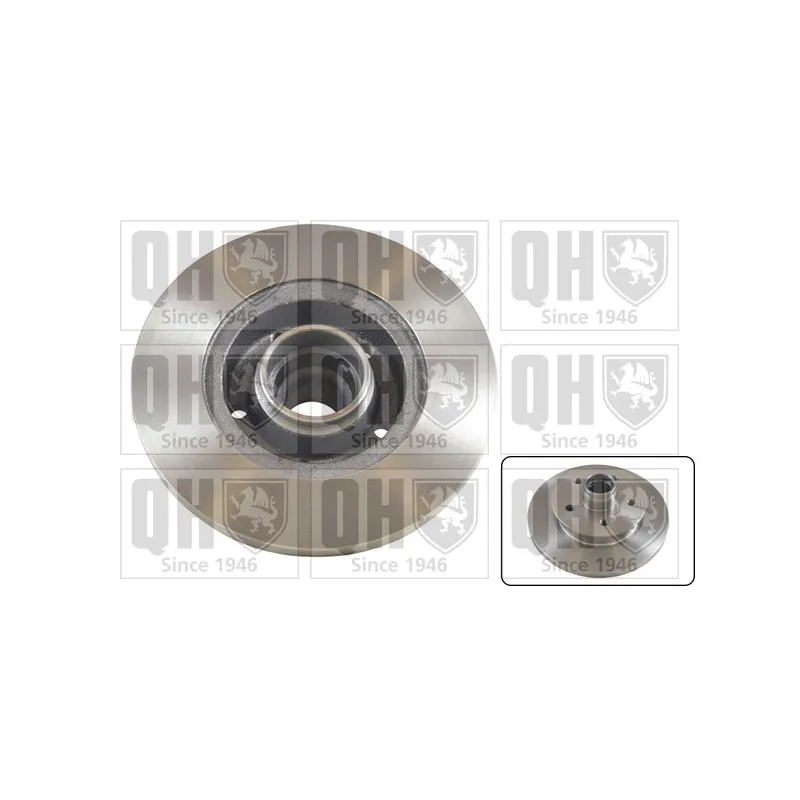 Jeu de 2 disques de frein avant QUINTON HAZELL BDC4646