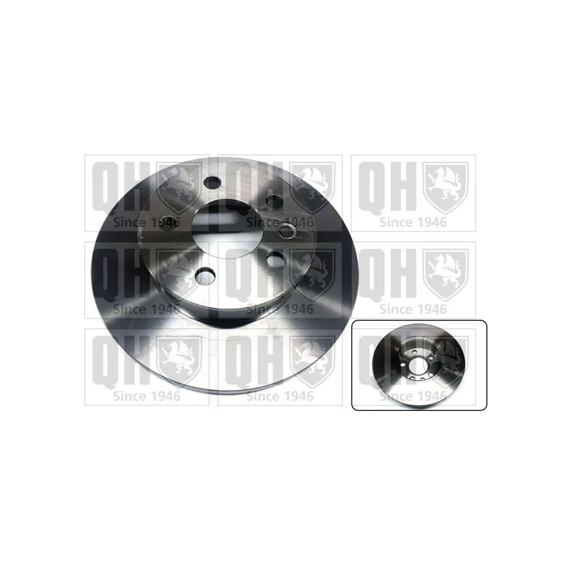 Jeu de 2 disques de frein avant QUINTON HAZELL BDC4647