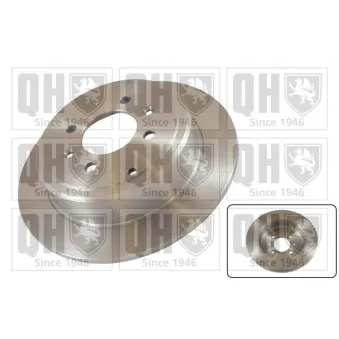 Jeu de 2 disques de frein arrière QUINTON HAZELL BDC4663