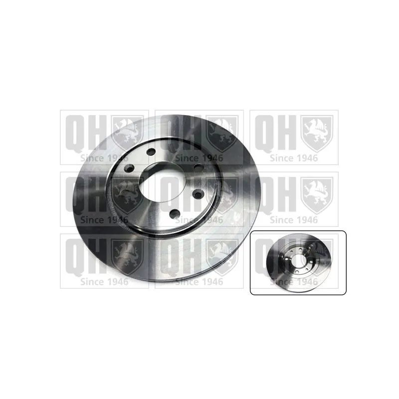 Jeu de 2 disques de frein avant QUINTON HAZELL BDC4664