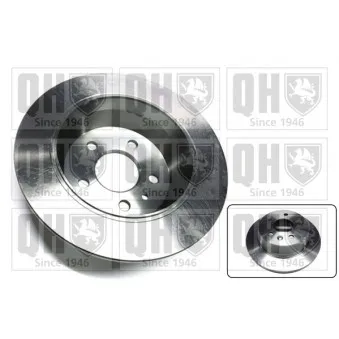 Jeu de 2 disques de frein arrière QUINTON HAZELL BDC4671