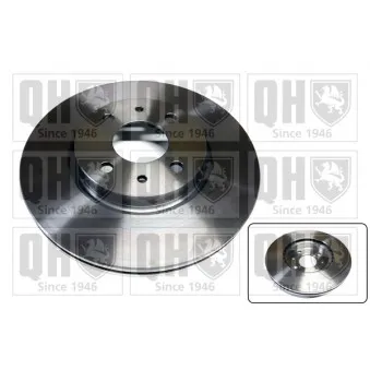 Jeu de 2 disques de frein avant QUINTON HAZELL BDC4674