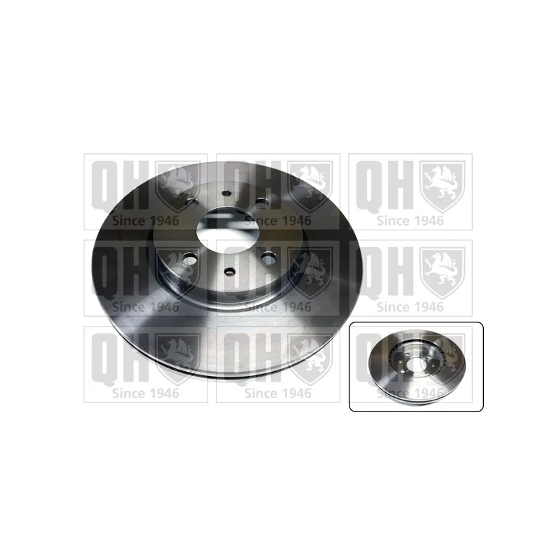 Jeu de 2 disques de frein avant QUINTON HAZELL BDC4674