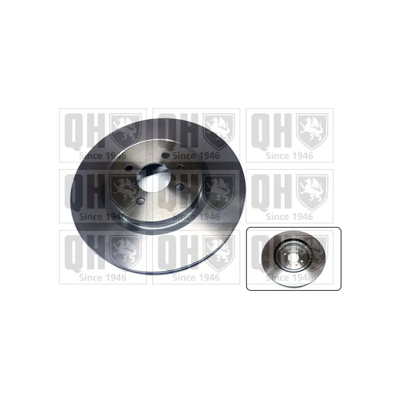 Jeu de 2 disques de frein avant QUINTON HAZELL BDC4675