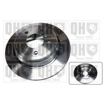 Jeu de 2 disques de frein arrière QUINTON HAZELL BDC4677