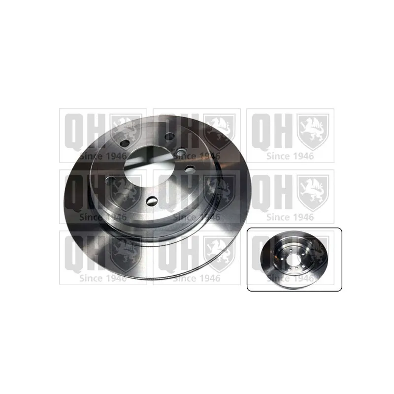 Jeu de 2 disques de frein arrière QUINTON HAZELL BDC4677