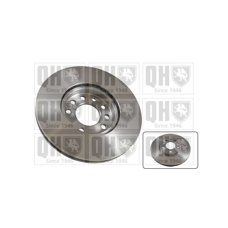 Jeu de 2 disques de frein avant QUINTON HAZELL BDC4678