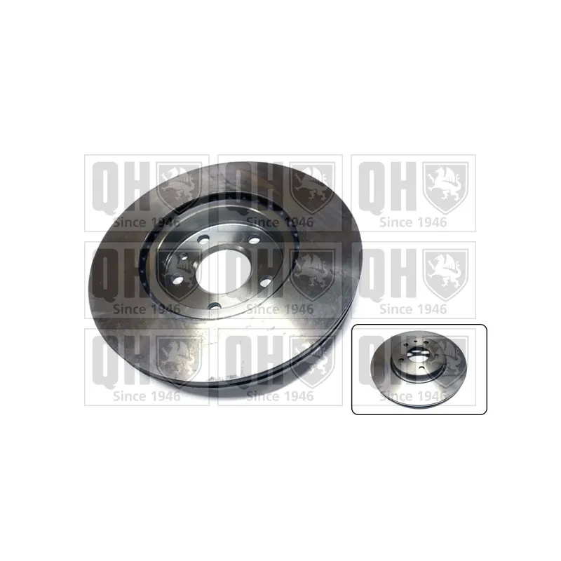 Jeu de 2 disques de frein avant QUINTON HAZELL BDC4681