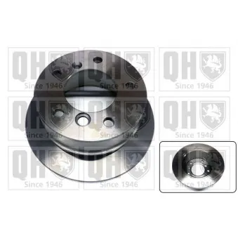 Jeu de 2 disques de frein arrière QUINTON HAZELL BDC4699