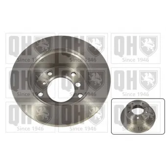 Jeu de 2 disques de frein arrière QUINTON HAZELL BDC4700