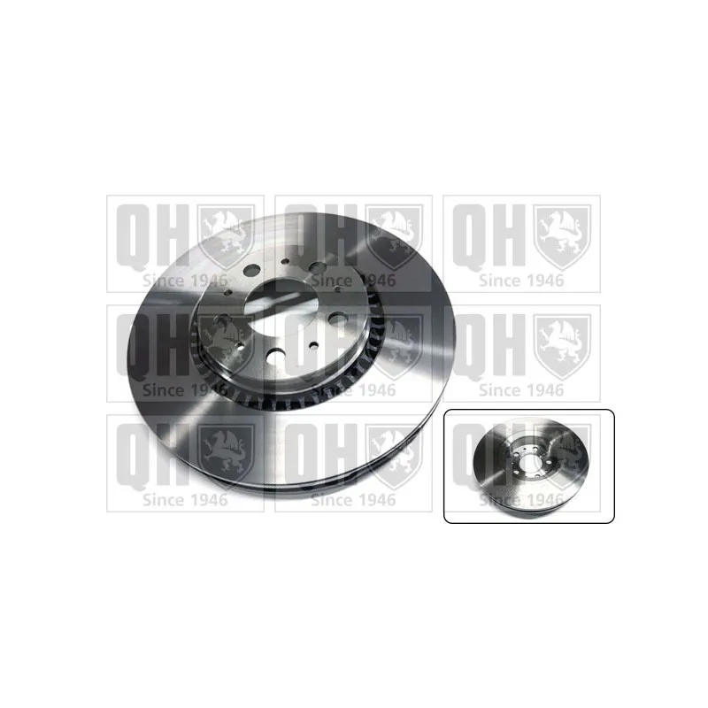 Jeu de 2 disques de frein avant QUINTON HAZELL BDC4728