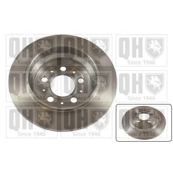 Jeu de 2 disques de frein arrière QUINTON HAZELL BDC4729