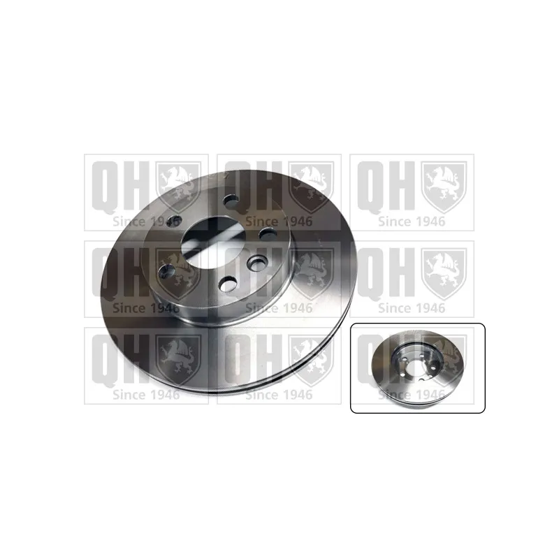 Jeu de 2 disques de frein avant QUINTON HAZELL BDC4732