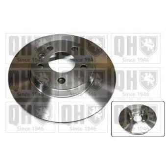 Jeu de 2 disques de frein arrière QUINTON HAZELL BDC4733