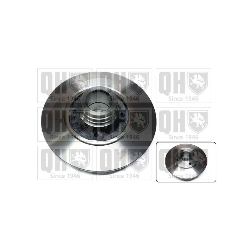 Jeu de 2 disques de frein arrière QUINTON HAZELL BDC4738