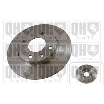 Jeu de 2 disques de frein avant QUINTON HAZELL BDC4740
