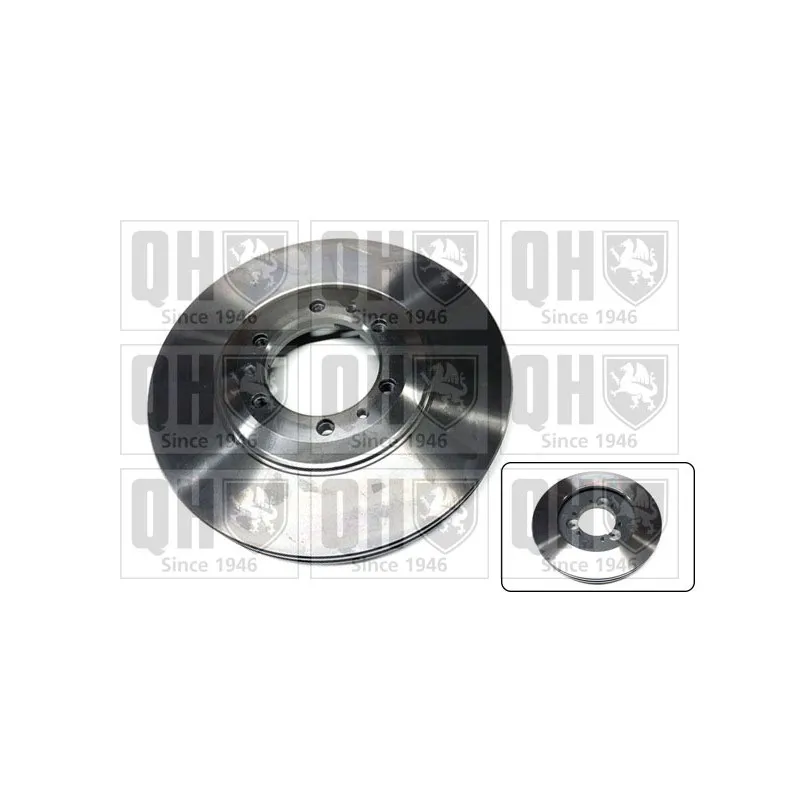 Jeu de 2 disques de frein avant QUINTON HAZELL BDC4741