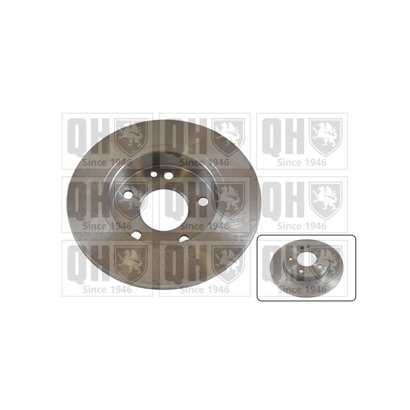 Jeu de 2 disques de frein avant QUINTON HAZELL BDC4745