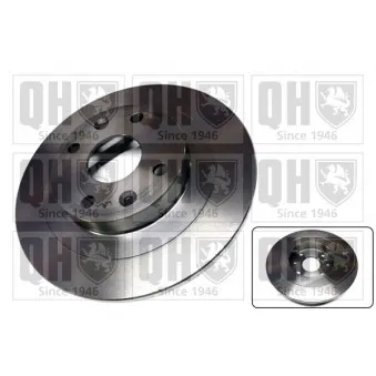 Jeu de 2 disques de frein arrière QUINTON HAZELL BDC4747