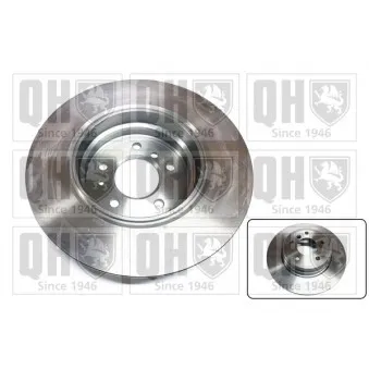 Jeu de 2 disques de frein arrière QUINTON HAZELL BDC4751