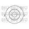 Jeu de 2 disques de frein arrière QUINTON HAZELL BDC4754 - Visuel 2