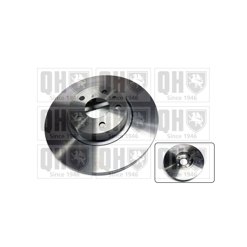 Jeu de 2 disques de frein avant QUINTON HAZELL BDC4769