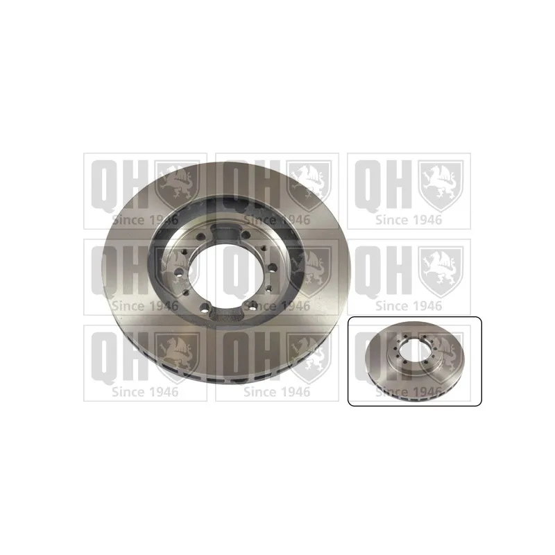 Jeu de 2 disques de frein avant QUINTON HAZELL BDC4774