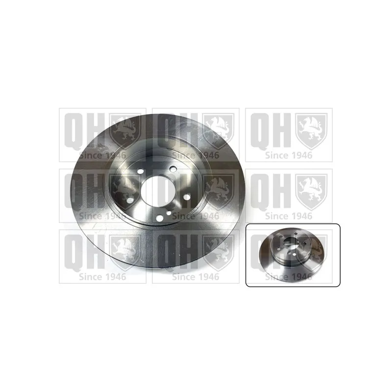Jeu de 2 disques de frein arrière QUINTON HAZELL BDC4795