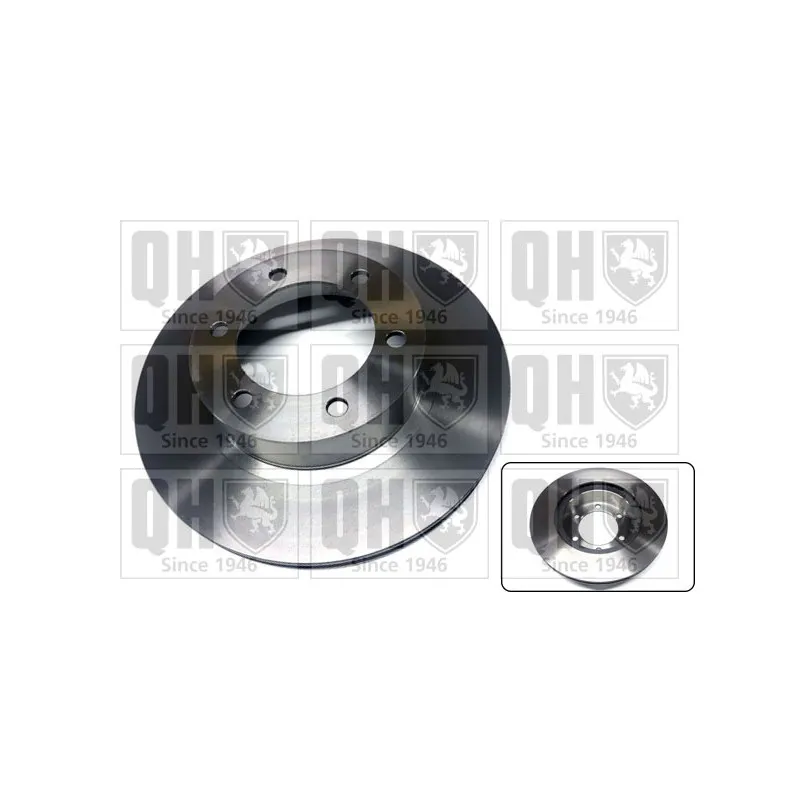 Jeu de 2 disques de frein avant QUINTON HAZELL BDC4806