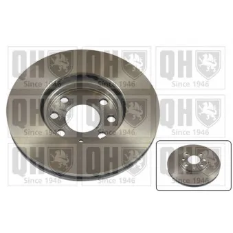 Jeu de 2 disques de frein avant QUINTON HAZELL BDC4813