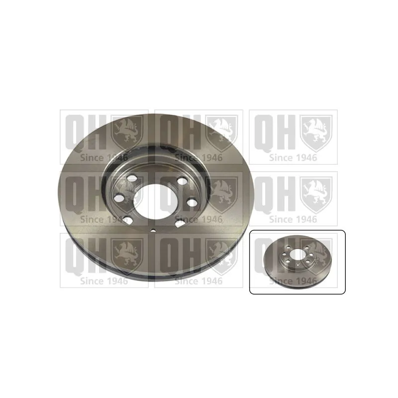 Jeu de 2 disques de frein avant QUINTON HAZELL BDC4813