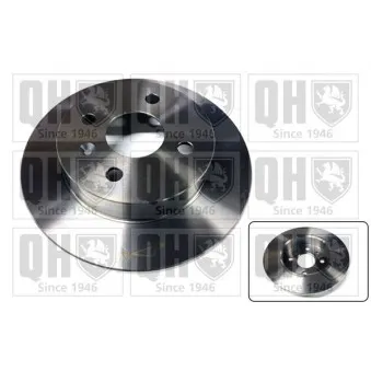 Jeu de 2 disques de frein arrière QUINTON HAZELL BDC4815