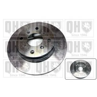 Jeu de 2 disques de frein arrière QUINTON HAZELL BDC4853