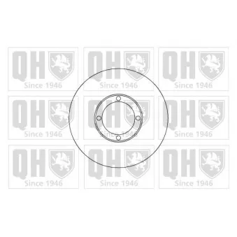 Jeu de 2 disques de frein avant QUINTON HAZELL BDC4863