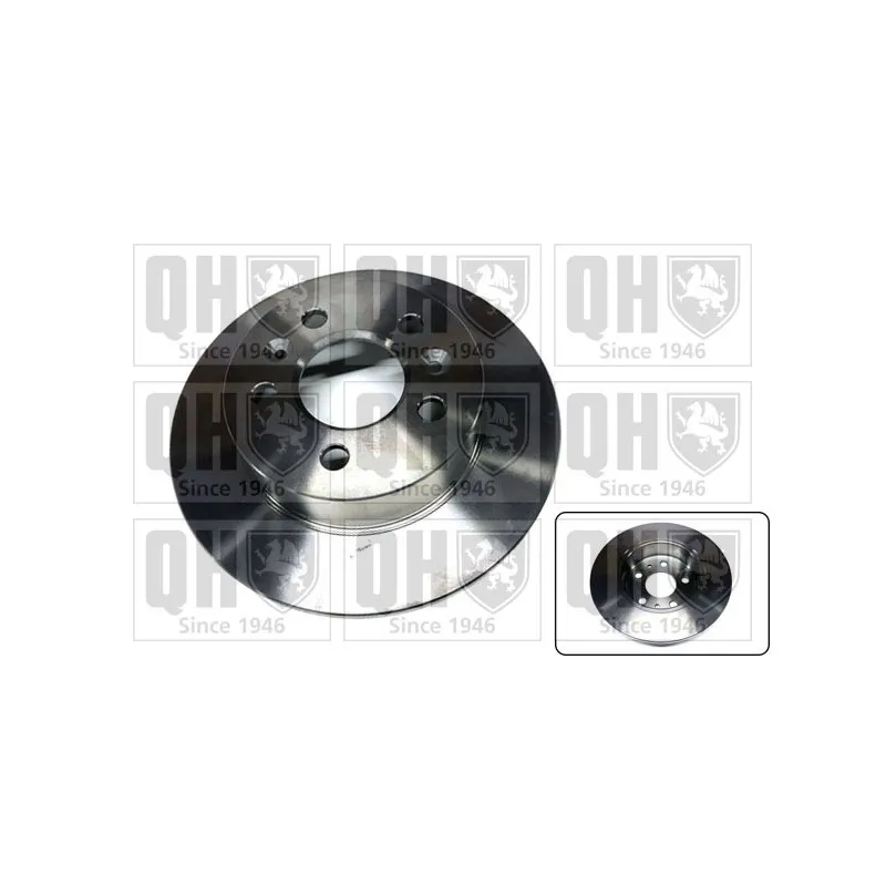 Jeu de 2 disques de frein arrière QUINTON HAZELL BDC4869