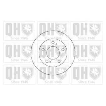 Jeu de 2 disques de frein avant QUINTON HAZELL