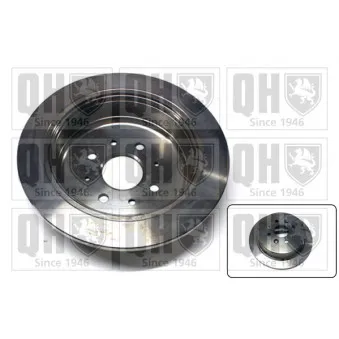 Jeu de 2 disques de frein arrière QUINTON HAZELL BDC4939