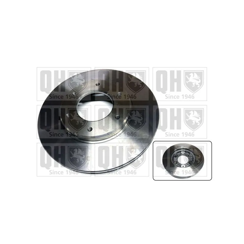 Jeu de 2 disques de frein avant QUINTON HAZELL BDC4945
