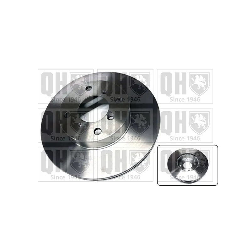 Jeu de 2 disques de frein avant QUINTON HAZELL BDC4954