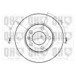 Jeu de 2 disques de frein arrière QUINTON HAZELL BDC4957 - Visuel 2